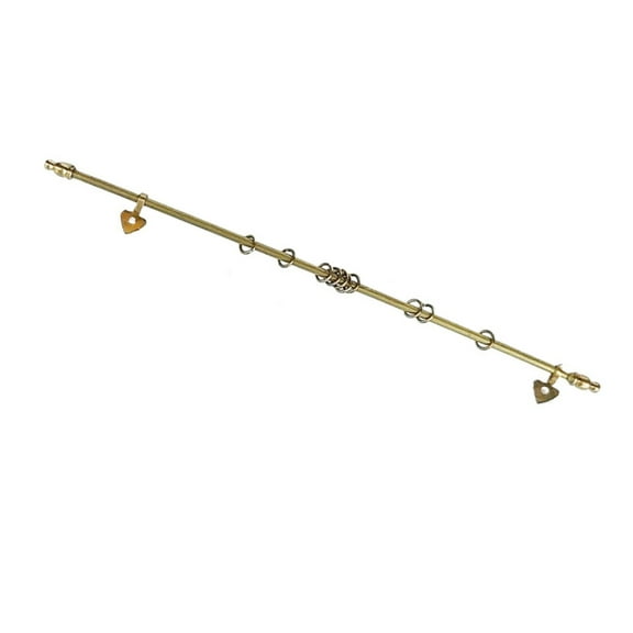 AOOOWER Gold Miniature Curtain Rail Rod For 1/12 Scale Doll House Accessories Realistic Miniature Furniture Bedroom Scene Decors