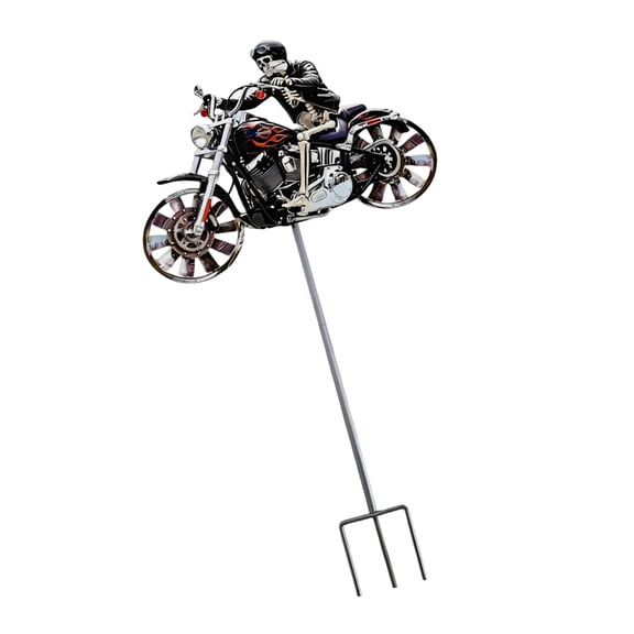 AOOOWER Green Tractor Windmill Stake With Rotatable Wheel Garden Wind Spinner for