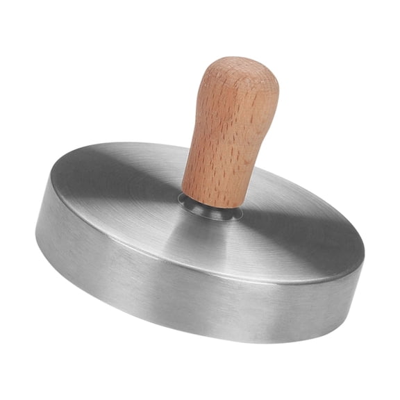 AOOOWER Grilling Essential Nonrust Steel Patty Press Easy To Use Burger Patty Maker Practical Kitchen Tool Round Burger Burger Press