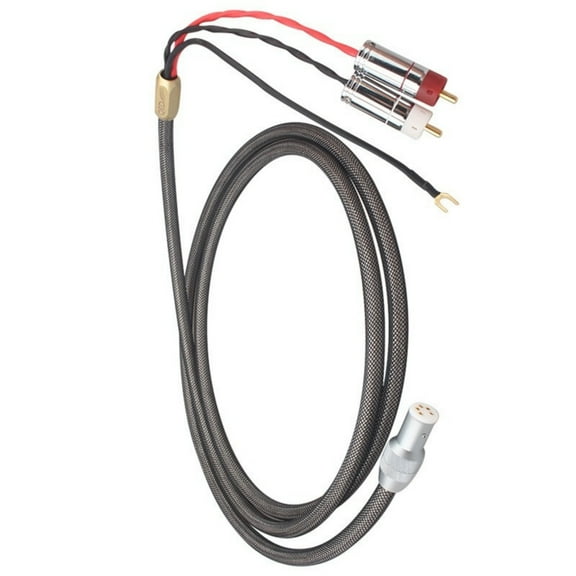 AOOOWER Ground Plugs Sound Phono Tonearm Cable with Ground Wire for Vinyls Record Player
