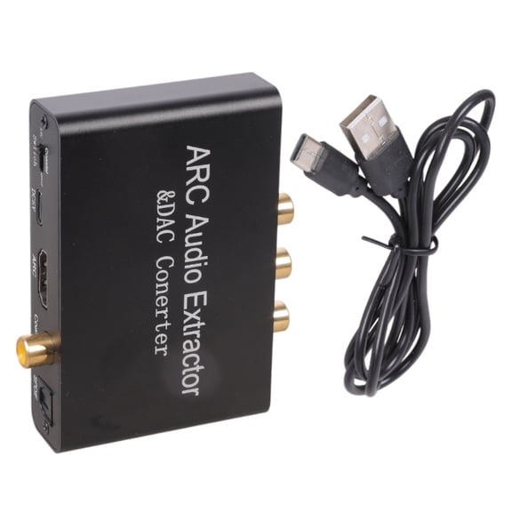 AOOOWER HDTV ARCs Compatible Sound Converters with Opticals Coaxials to Analogs Outputs