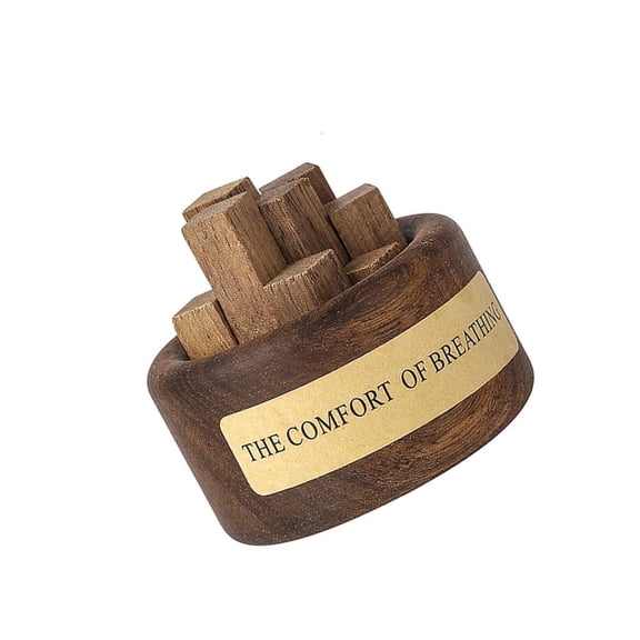 AOOOWER Handcraft Wooden Scent Essential Oil Diffuser for Home Office or Car Decoration Woodpile Fragrances Expander Ornament