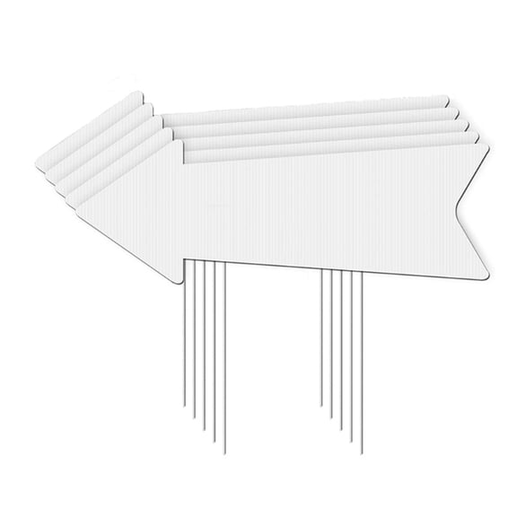 AOOOWER Handcraftable Yard Decoration Plaque Heavy Type Metal Plastic Stake Included