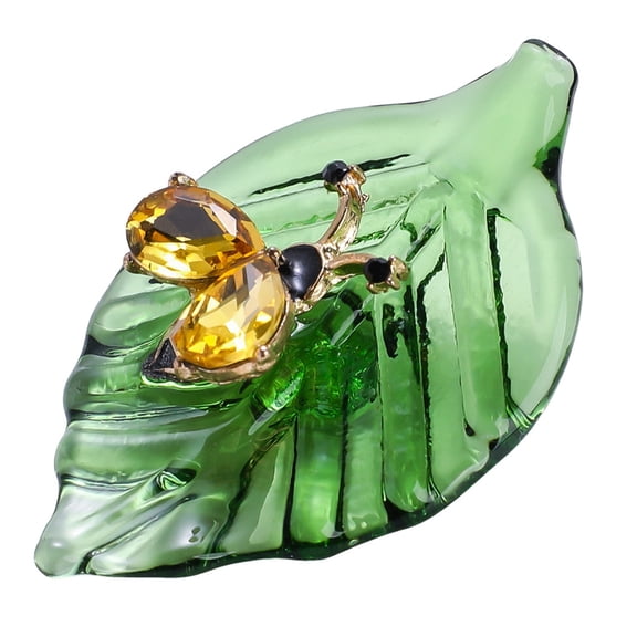 AOOOWER Handmade Insect Figures Collectible Art Glass Miniature Animals Collection Tabletop Ornament Home Decorations Gift