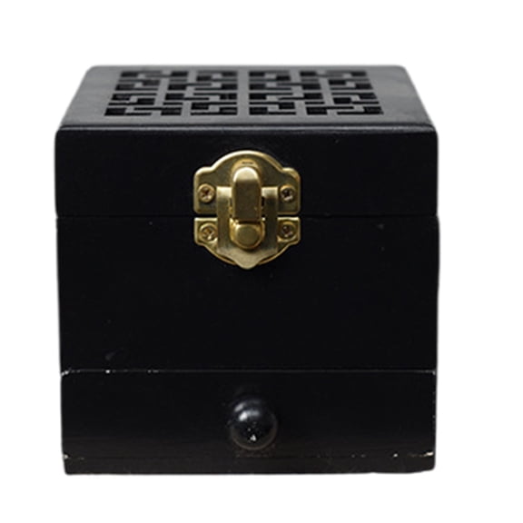 AOOOWER Handmade Wood Scented Diffuser Burning Box Candle Holder Elegant For Office Or Bedroom Fragrant Ornament
