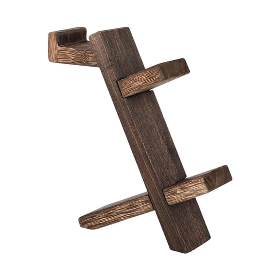 AOOOWER Handnmade Wood Storage Rack Holder For Game Consoles And Small Belongings