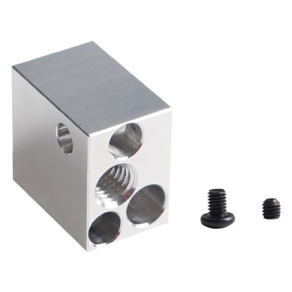 AOOOWER Heavy Duty Metal Hotend Heating Block for SV07 3D Printing Enhances Experience