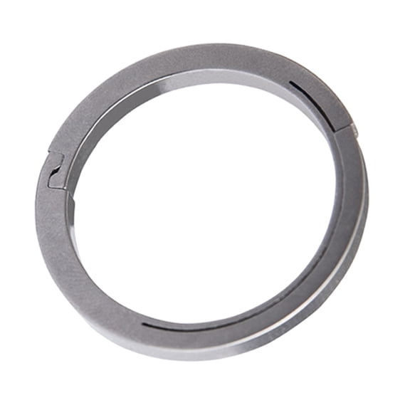 AOOOWER Heavy Duty Round Split Rings Titanium Key Rings Side-Pushing Key Chain Rings