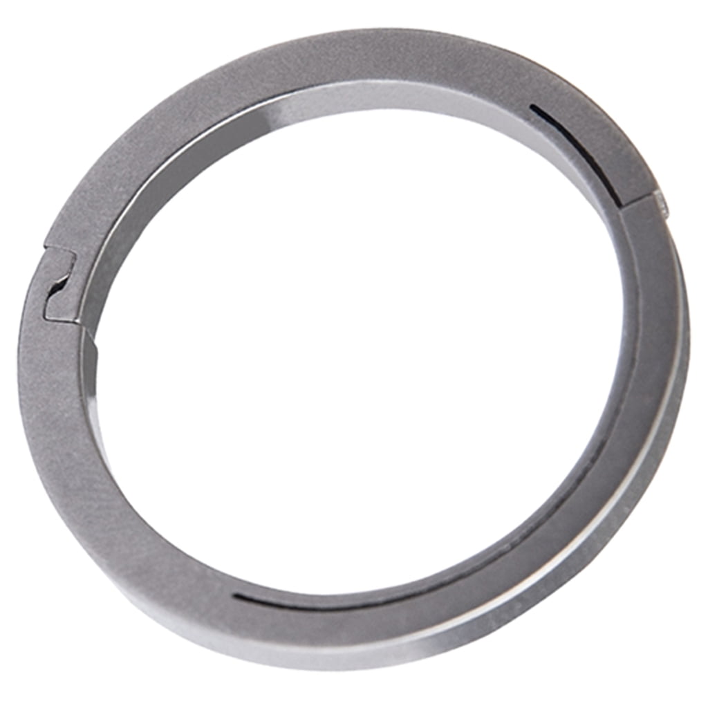Split Ring Key Pump AOOOWER Heavy Duty Round Split Rings Titanium Key Rings Side-Pushing ...