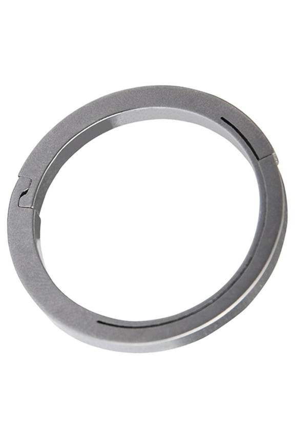 Heavy Duty Round Split Rings Titanium Key Rings Side-Pushing Key Chain Rings