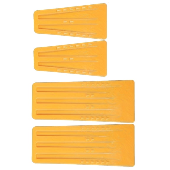 AOOOWER Heavy Duty Tree Cutting Wedges Antislip Spikes Splitting Tool Suitable For Secure Logging Operation Combination 4pcs/Set