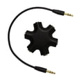 thumbnail image 1 of AOOOWER High Fidelities 5 Way Headphone Splitter 3.5mm Auxes Port Expander For Music Sharing, 1 of 8