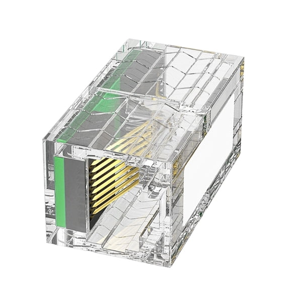 AOOOWER High Performances RJ45 Networking Cable Coupler Gold Plated Contacts Cat6 Cables