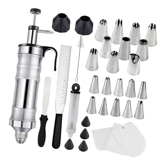 AOOOWER High Quality 34 Piece Baking Set With Various Tip For Cookie And Cupcakes