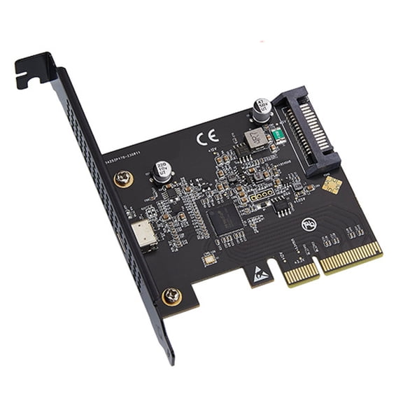 AOOOWER Highly Speed USB3.2 Type C Expansion Card for PCIe3.0x4 Interfaces ASM3242 Chip