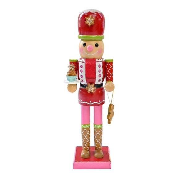 AOOOWER Holiday Nutcrackers Figures Wood Soldier Ornament for Tabletop Display Decors