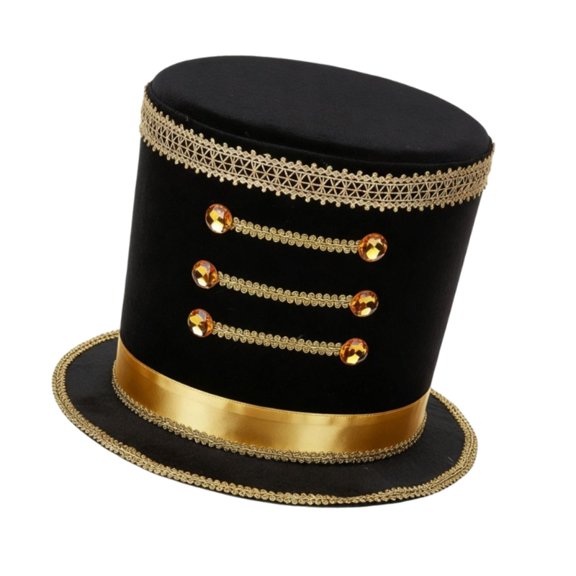 AOOOWER Holiday Parades Cap With Plastic Accents Breathable Design For Performers