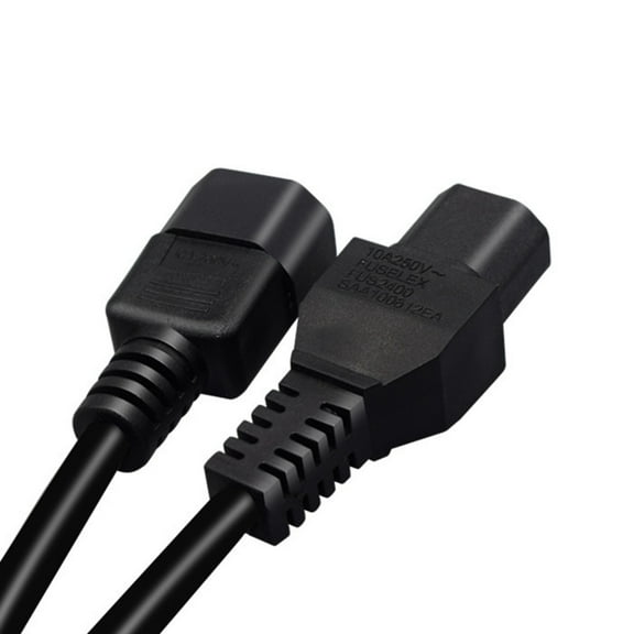 AOOOWER IEC 320 C14 to C15 Adapters Cable,10A 250V Male to Female Power Converters Cable for TV PC