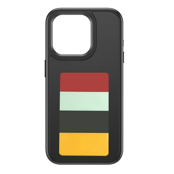AOOOWER Inks Mirroring Screen Phone Case With Screen Sharing, Silicone Protective Cover