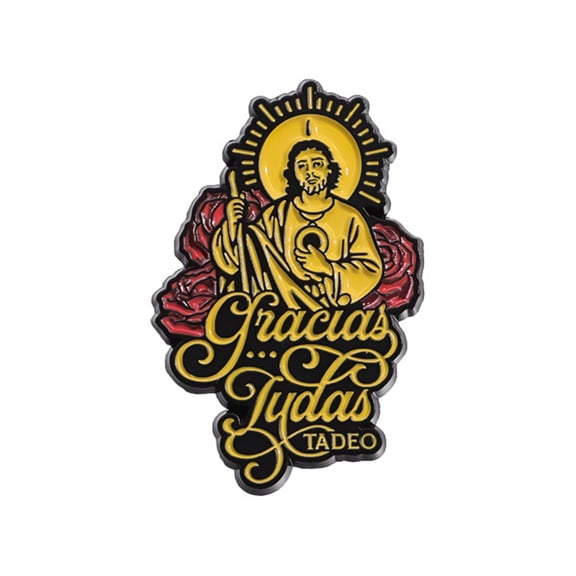 AOOOWER Intricate Enamel Brooch Pin Accessory for Christians and Religious Celebrations