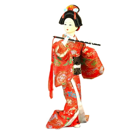 AOOOWER Japanese Kimono Dolls Oriental Geisha Model Figurine Collectible Decoration Gift