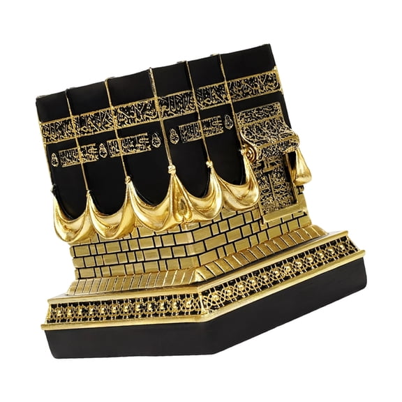 AOOOWER Kaba Replicas Model Showpieces Ornament Islamic Turkish Home Table Decoration