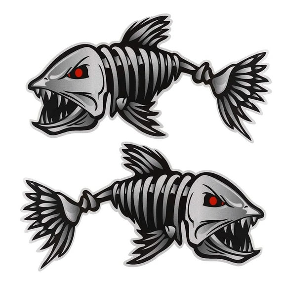 AOOOWER Kayak Sticker Decal Accessories Fishing Reflective Decals DIY Stickers Decor