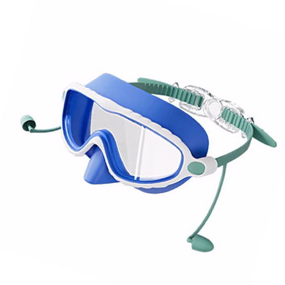 AOOOWER Kids Swimming Goggles With Earplugs Wide View Frogs Resistant Child Swim Goggles