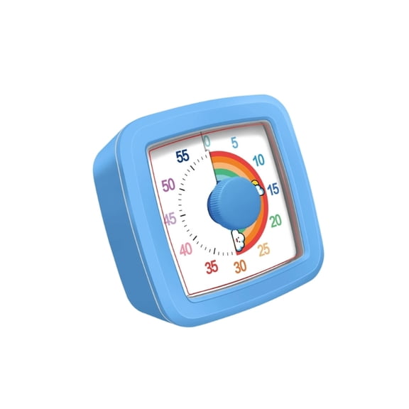 AOOOWER Kids Time Management Tool Visual Rainbows Timers For Focusing Training Battery Release Mechanical Learning Clock