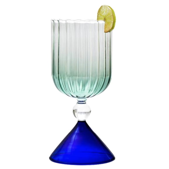 AOOOWER Kitchen Glasswares Colorful Cocktail Cups Creative Wine Cup Unique Flower Cup