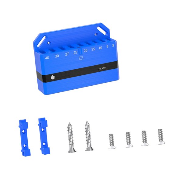 AOOOWER L Shaped Wrench Storage Shelf Display Rack Wall Mounted Hexagonal Wrench Case