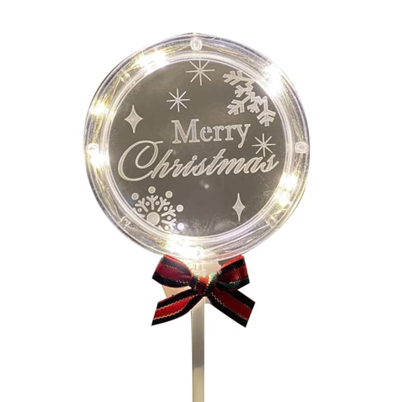 AOOOWER LED Luminous Cake Acrylic Lamp for Cake Decoration for Wedding, Birthday Party