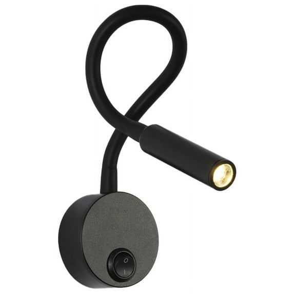 AOOOWER LED Wall Mount Reading Light Reading Lamp Headboard Light with Adjustable Flexible Gooseneck for Home Bed Bedside Decors