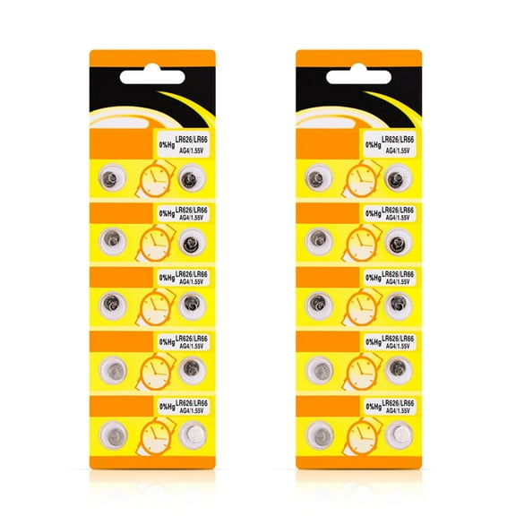 AOOOWER LR626 AG4 Alkaline Button Cells Durability Power Sources AG4 Battery For Gadgets