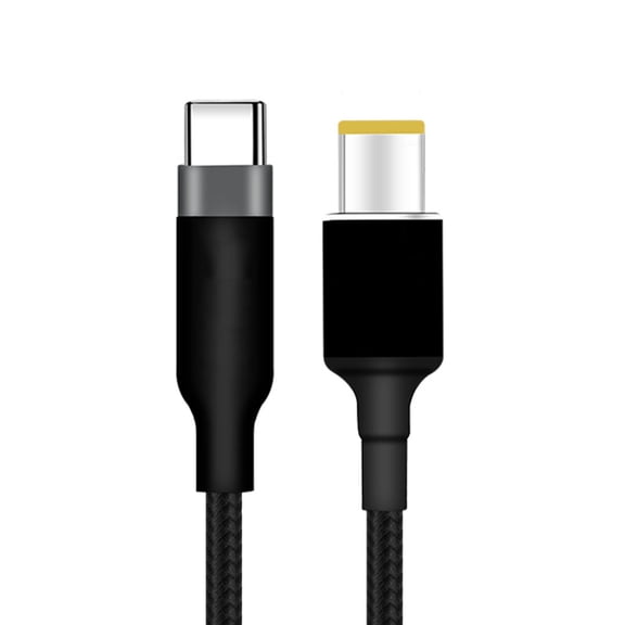 AOOOWER Laptop Charging Cord USB C to Big Square Interfaces Charging Cable Flexible Braided Fabric 0.5/1/1.5/2/3.0M