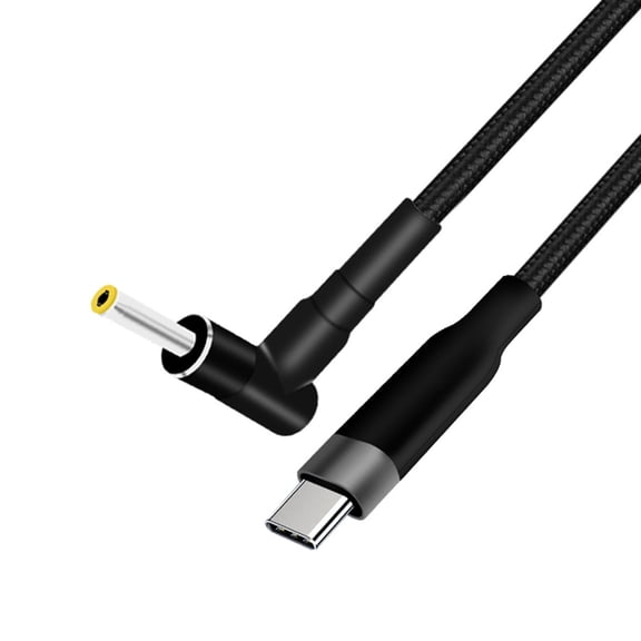 AOOOWER Laptop Charging Cord USB C to DC5.5x1.7mm Interfaces Charging Cable Flexible Braided Fabric 0.5/1/1.5/2/3.0M