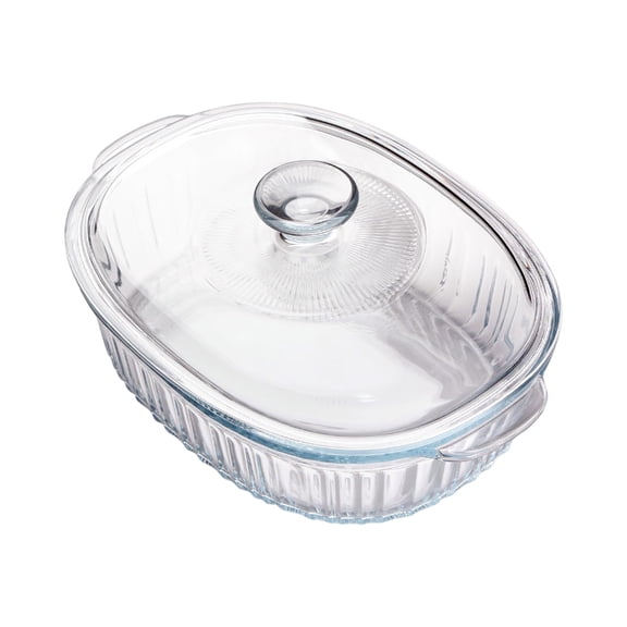 AOOOWER Large Capacity Glass Bakeware Set For Cooking Serving And Food Storage Use