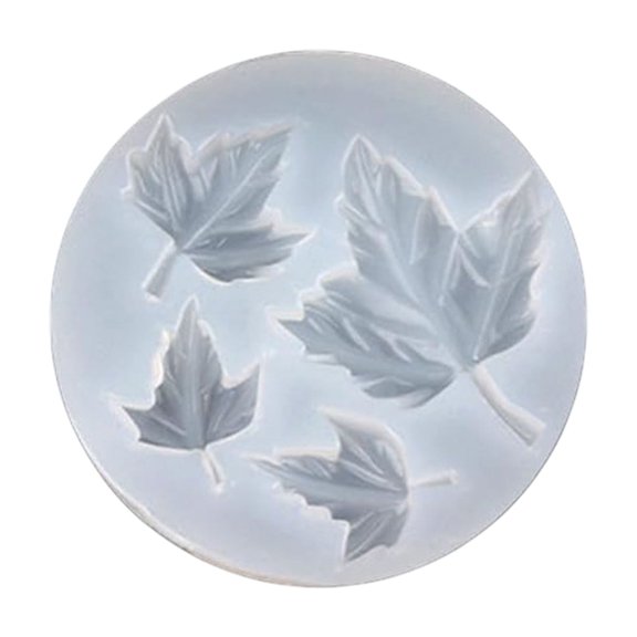 AOOOWER Leaf/Pumpkin Silicone Candle Molds Silicone Soap Molds for Candle Soap Fondant Chocolate Molds Cake Molds Baking Tool