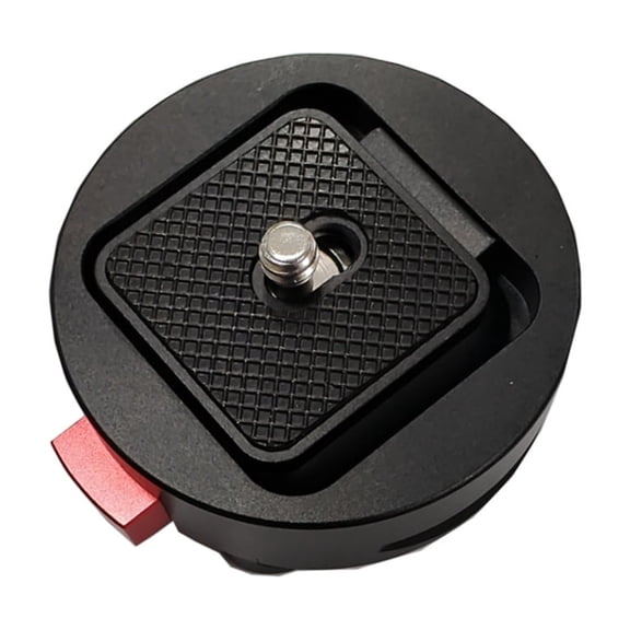 AOOOWER Lightweight Metal Quick Release Head For Tripod Mount Adjustable Panel