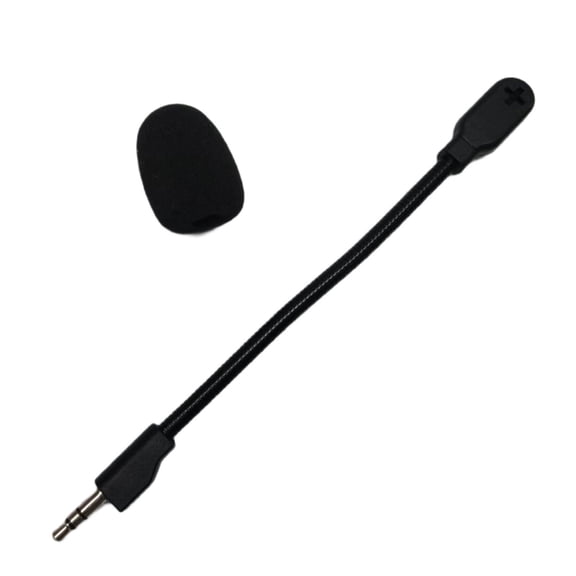 AOOOWER Lightweight Microphone Gamings Headsets Game Mic 3.5mm Plugs Bendable Microphone