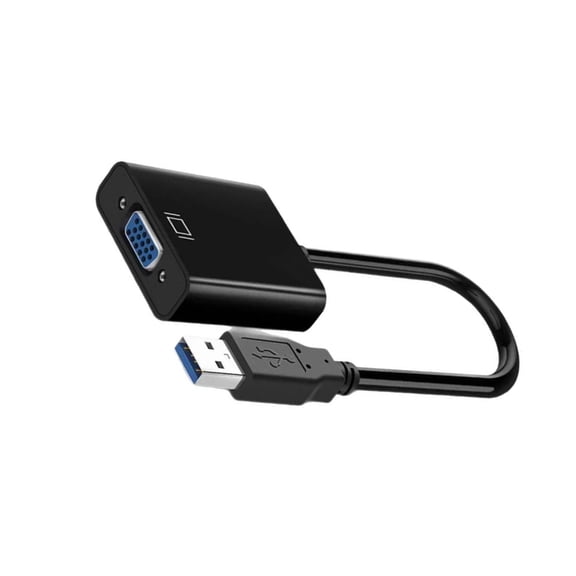AOOOWER Lightweight USB3.0 to VGA Adapter Converter Computer Dongle Set Top Box Connector