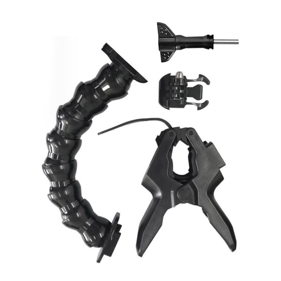 AOOOWER Long Arm Clip Clamp Mount Holder Flexible Clamp Mount Gooseneck Mount Action Camera Gooseneck Stand Adjustable