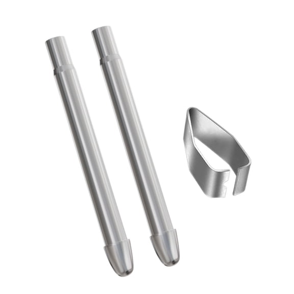 AOOOWER Long Last Styluses Pen Nibs for Pro7 6 5 4, Titaniums Replacement Tips,Styluses Refill Nibs Replacement with Clip
