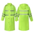 thumbnail image 1 of AOOOWER Long Length Waterproof Rain Jacket Construction Work Rain Coat Workwears Jacket, 1 of 13