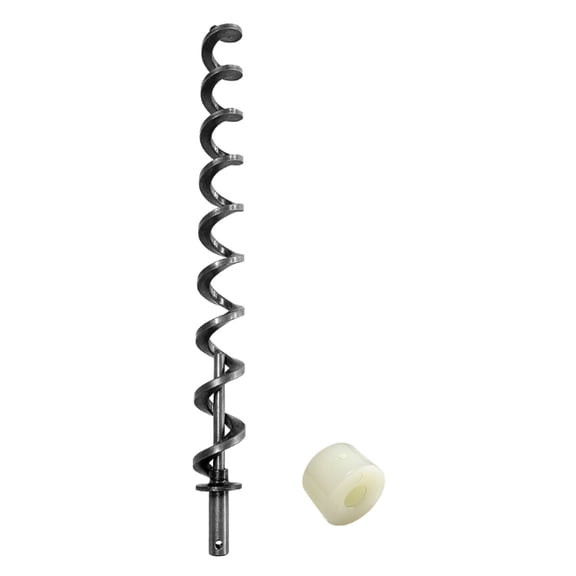 AOOOWER Long Time Grills Spirals Parts With 1In Height Bushing Auger Drive Shafts For Style Smokers And Grills