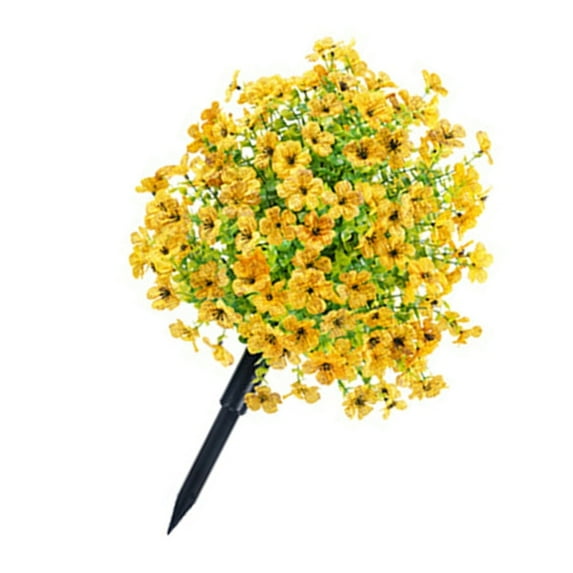 AOOOWER Long Time Violets Artificial Greenery Stem Indoor Decors Event Staging Accent