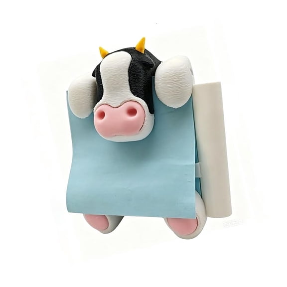 AOOOWER Lovely Resin Farm Notepad Holder And Tiny Pen Rest For Office Style