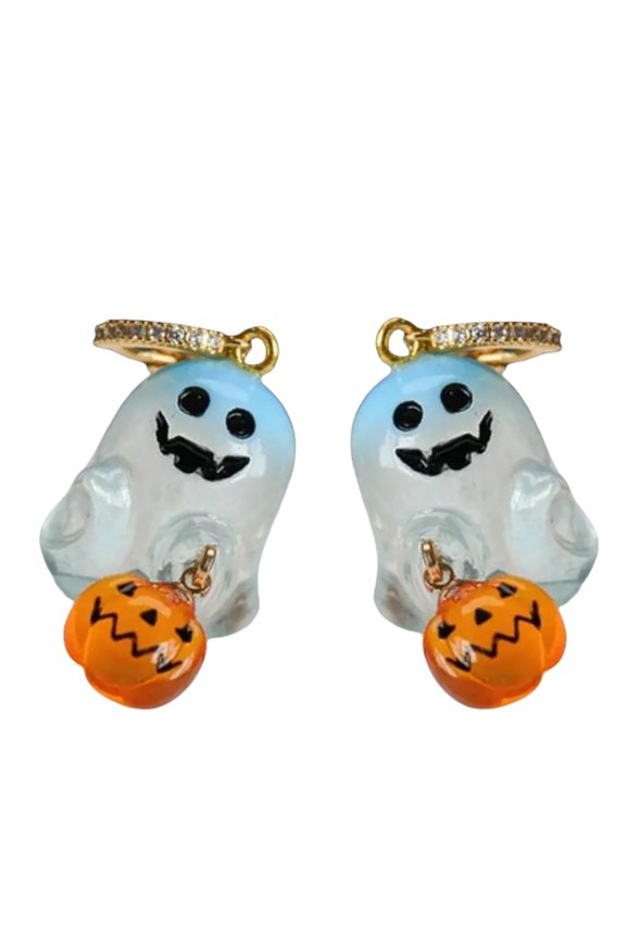 Lovely Stylish Specters Shaped Earrings Portable Comfortable and Long Time Use Glowing for Parties Decoration Supplies
