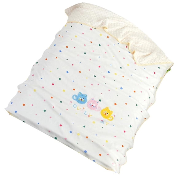 AOOOWER Luxuriously Soft Milk Fleece Blanket with 3D Dot For Children 100x115cm Cartoon Patterns Machine Washable Easy to