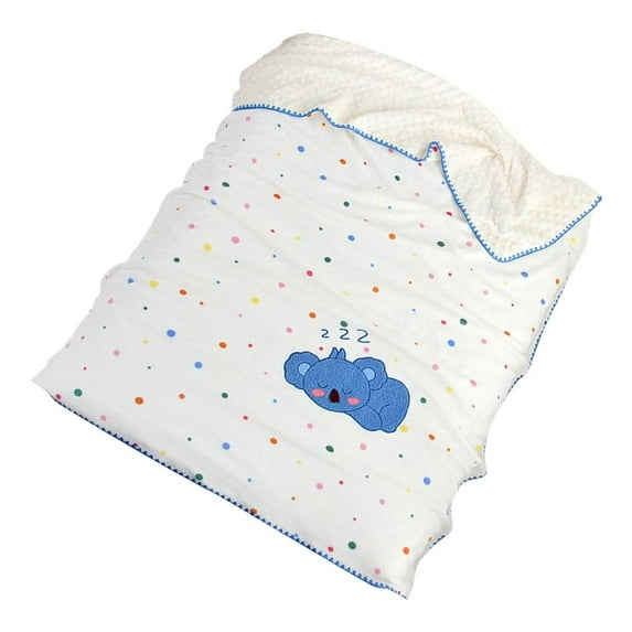 AOOOWER Luxuriously Soft Milk Fleece Blanket with 3D Dot For Children 100x115cm Cartoon Patterns Machine Washable Easy to